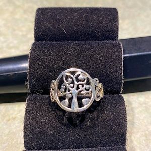 Nice Sterling Tree of Life Ring